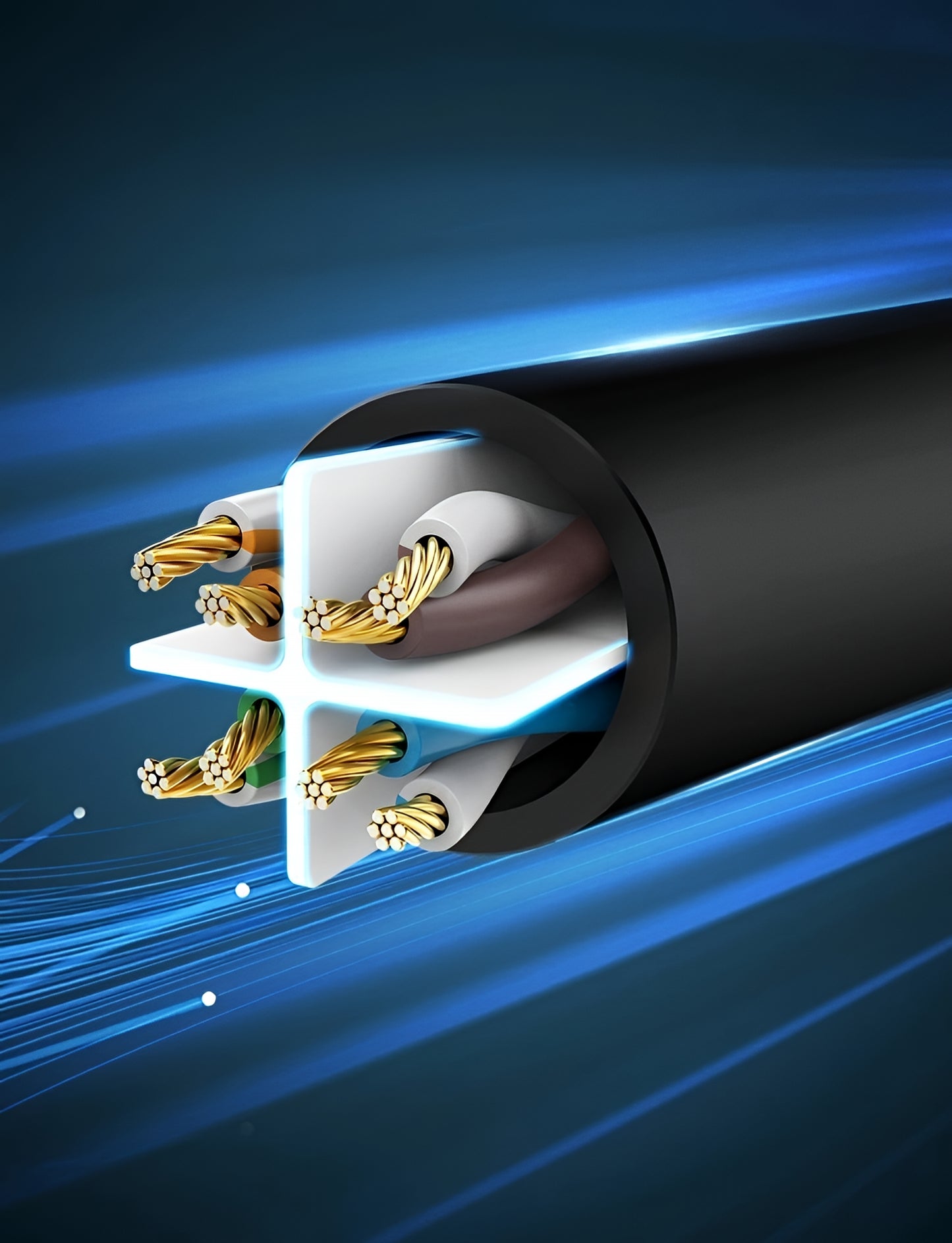 Cablu Retea UGREEN NW102, UTP, Cat6, 5m, Negru