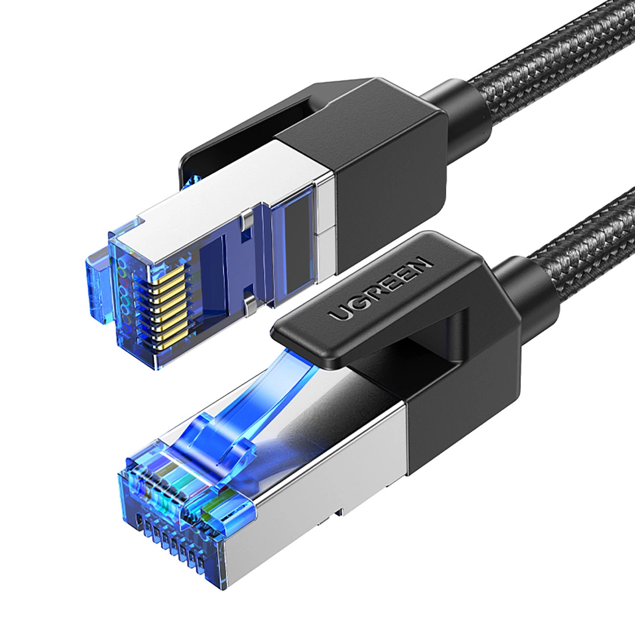 Cablu Retea UGREEN NW153, UTP, Cat8, 1.5m, Negru