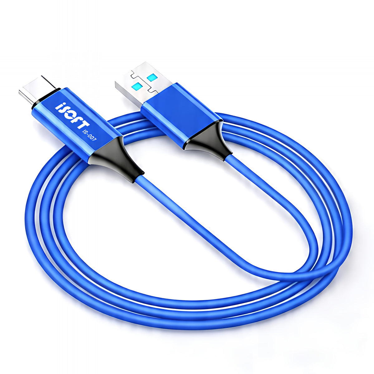 Cablu Transfer Date iSOFT IS-007, Interfata USB-A - USB-C