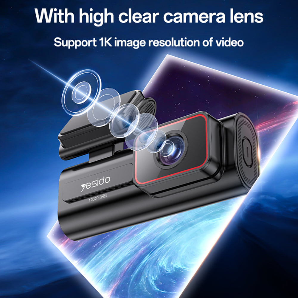Camera Auto Yesido KM21, 1080P, Wi-Fi, Afisaj 1.47inch
