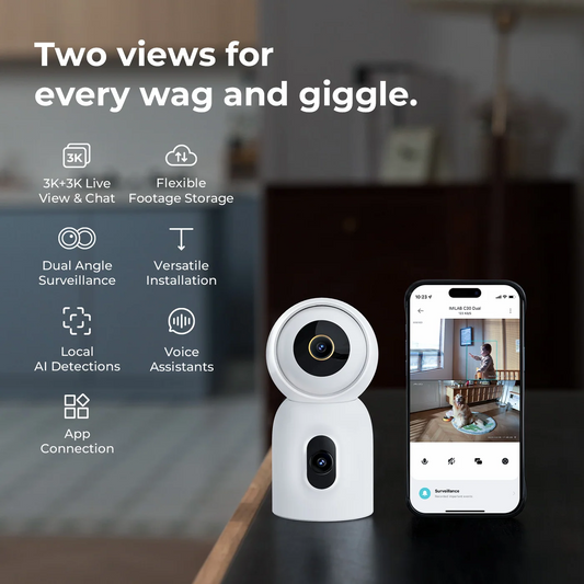 Camera de Supraveghere iMILAB C30 Dual, Wi-Fi, 3K, Interior CMSXJ111A