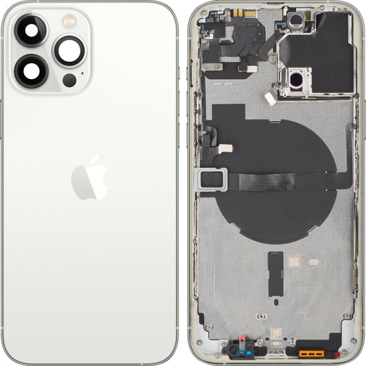 Capac Baterie Apple iPhone 13 Pro Max, Cu Carcasa Mijloc, Argintiu, Swap