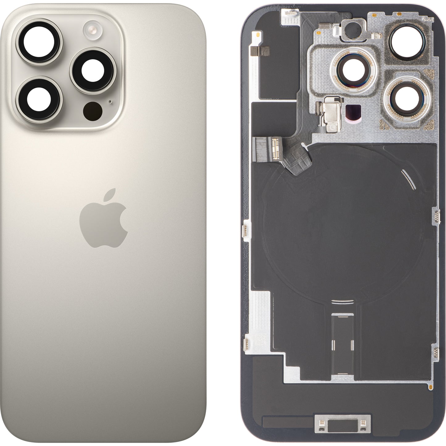 Capac Baterie Apple iPhone 16 Pro, Bej (Natural Titanium), Swap