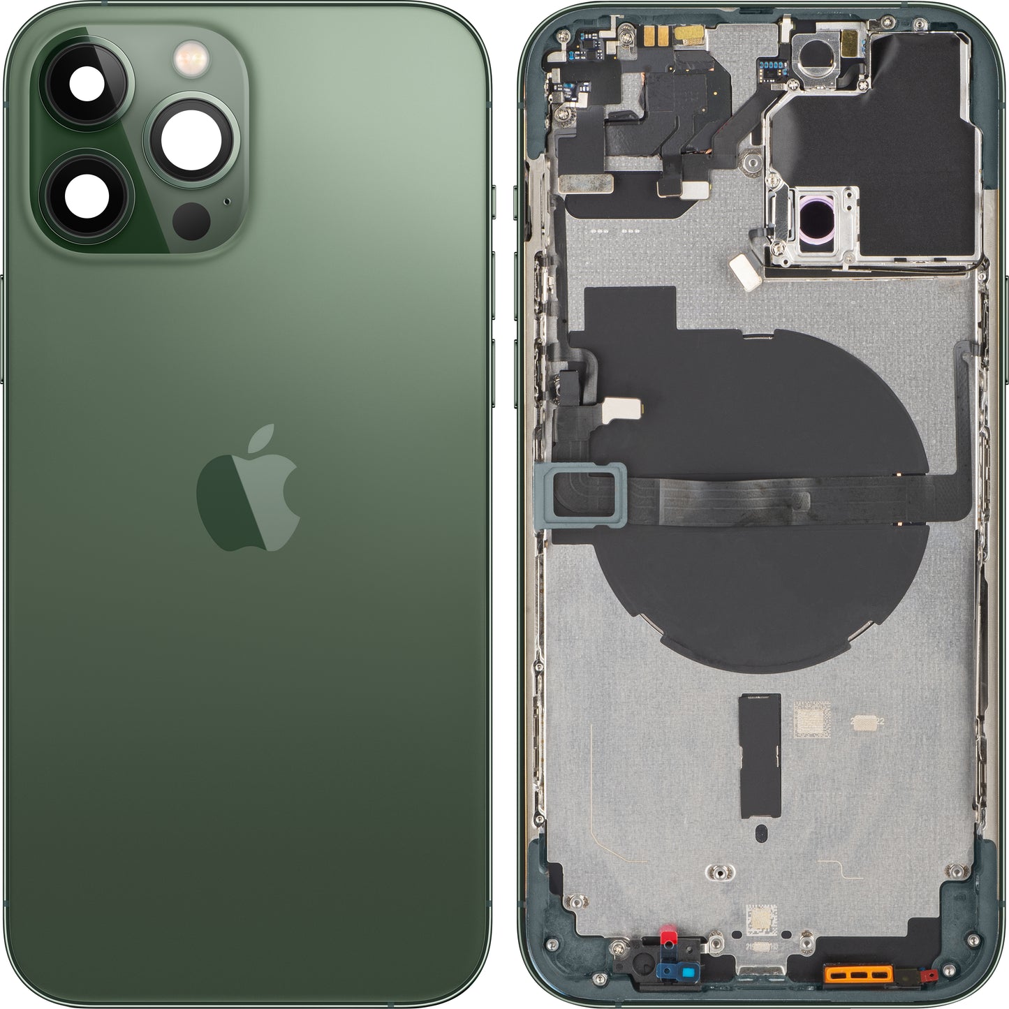Capac Baterie Apple iPhone 13 Pro Max, Cu Carcasa Mijloc, Verde (Alpine Green), Swap