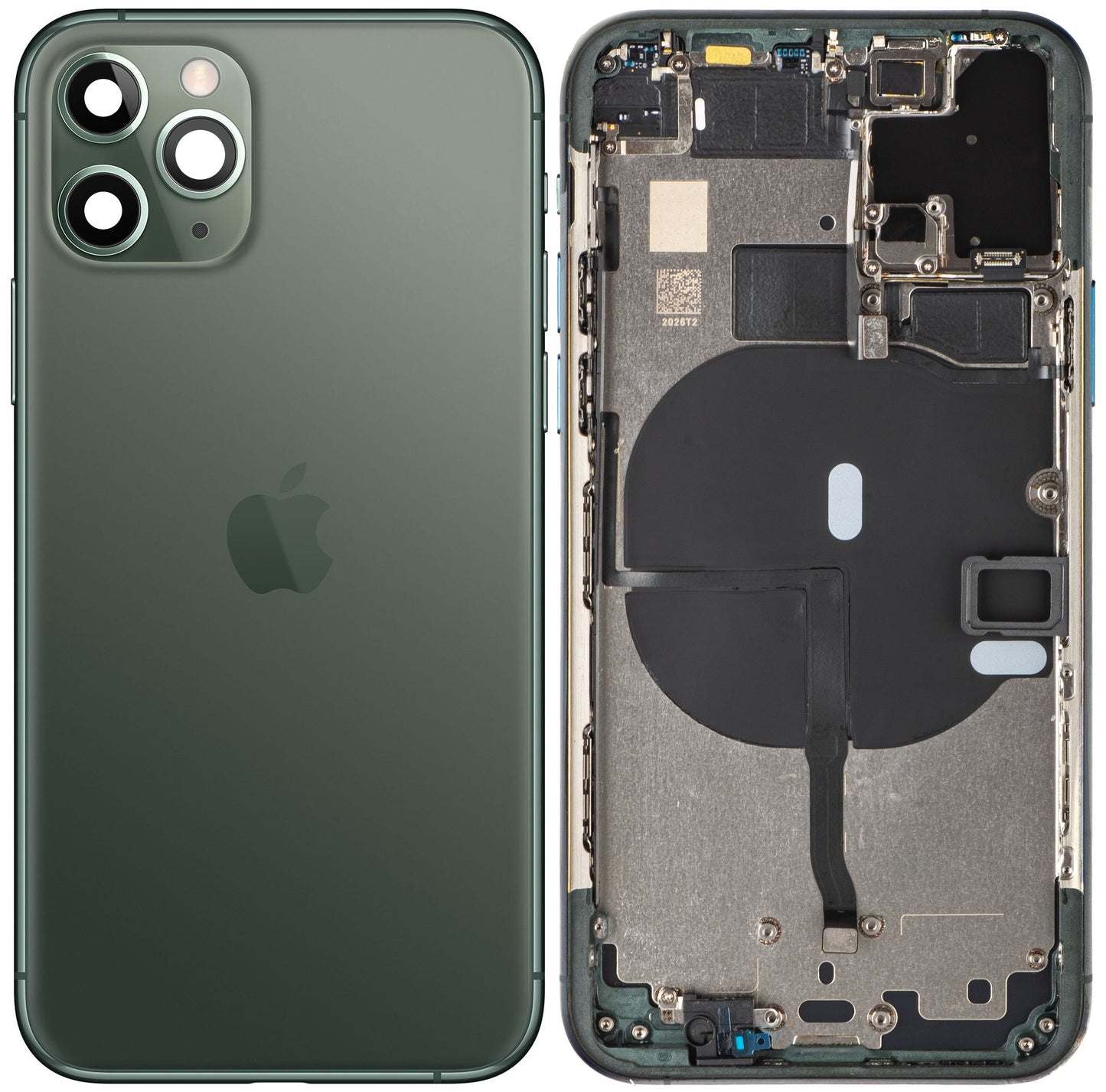 Capac Baterie Apple iPhone 11 Pro, Cu Carcasa Mijloc, Verde (Midnight Green), Swap