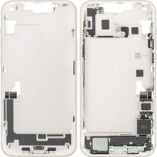Capac Baterie Apple iPhone 14 Plus, Cu Carcasa Mijloc, Full Parts, Alb (Starlight), Swap