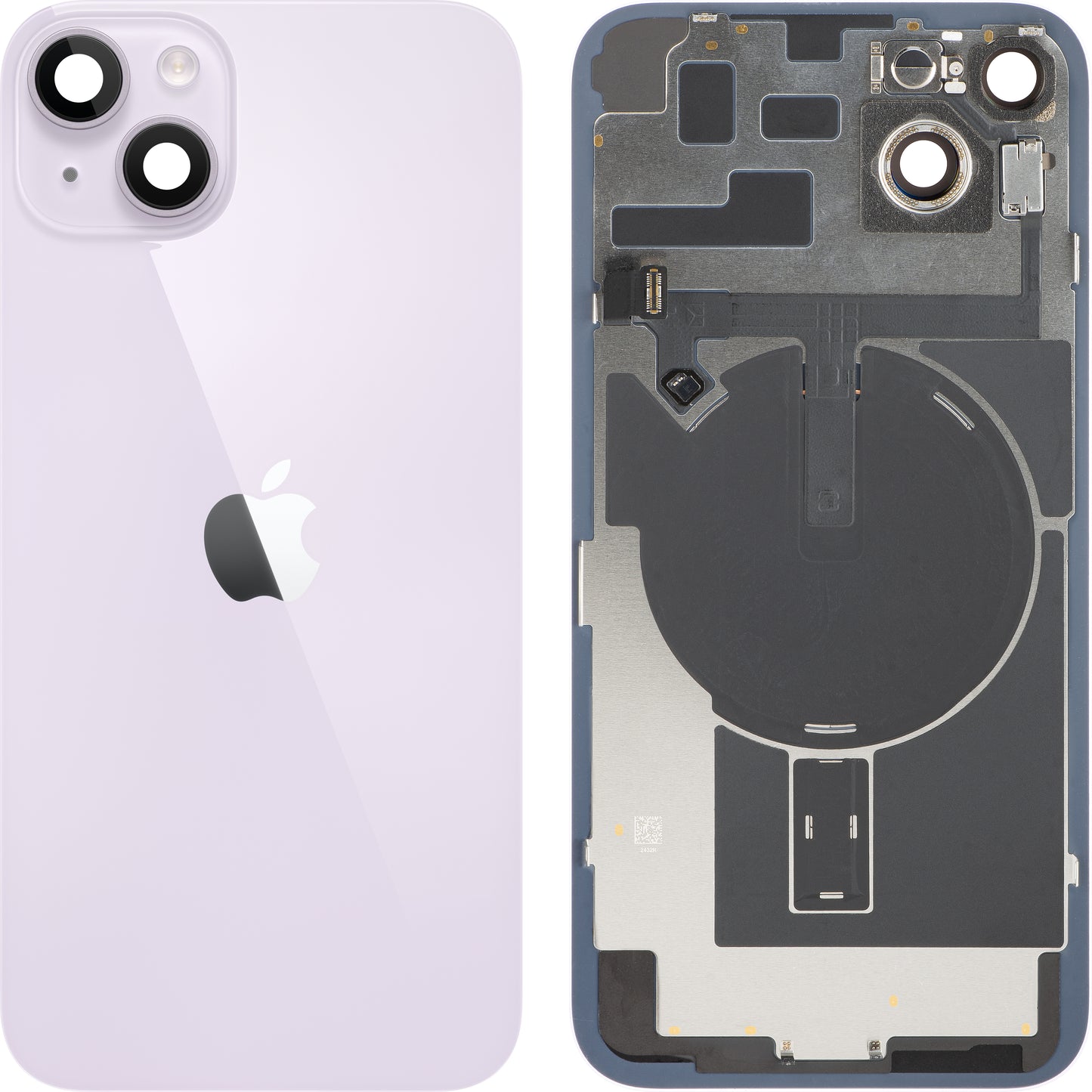 Capac Baterie Apple iPhone 14 Plus, Cu Carcasa Mijloc, Full Parts, Mov, Swap