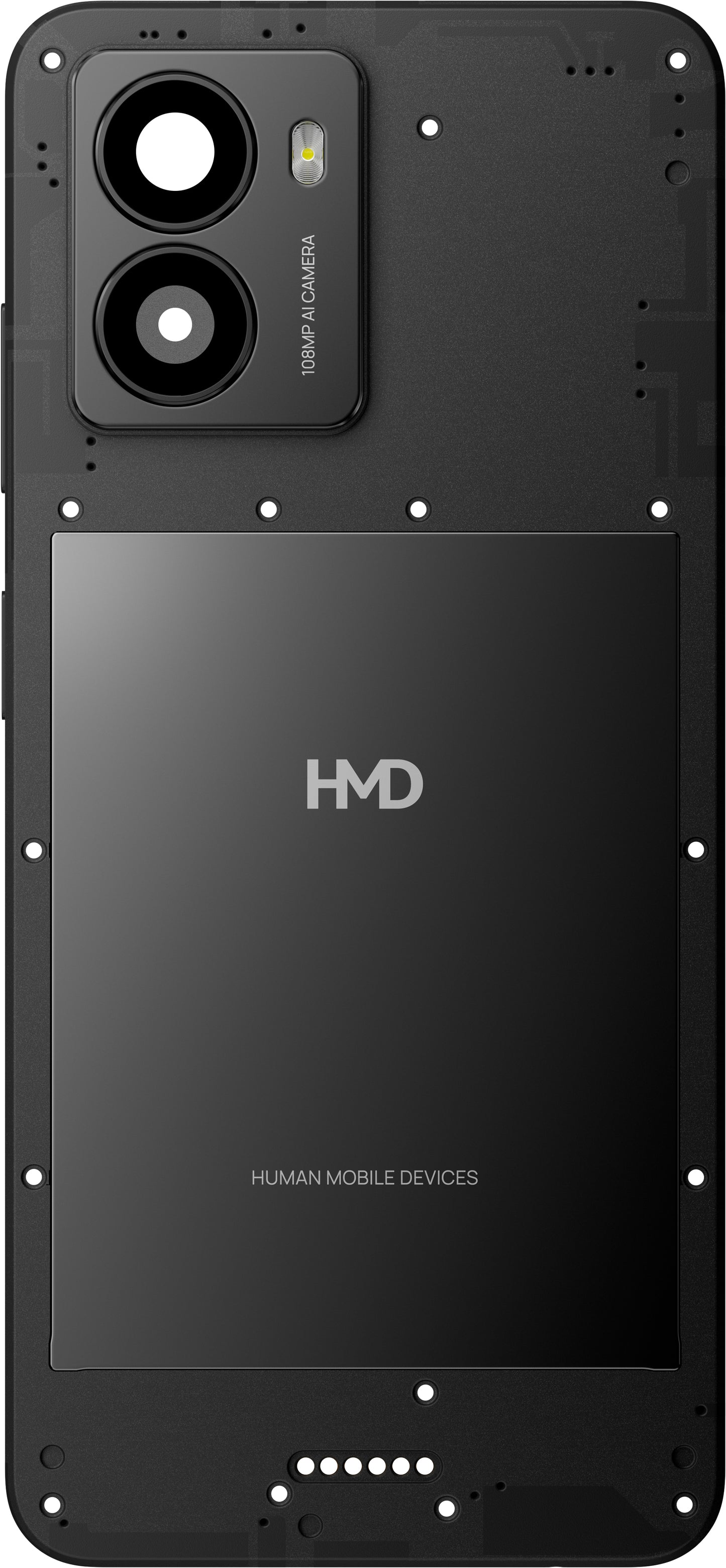 Capac Baterie HMD Fusion, Negru, Service Pack 70201702H001