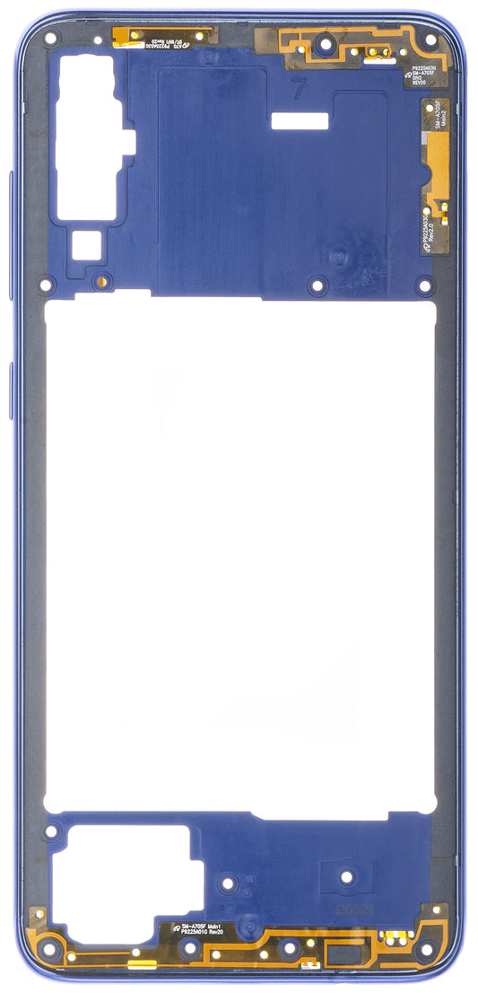 Carcasa Mijloc Samsung Galaxy A70 A705, Albastra