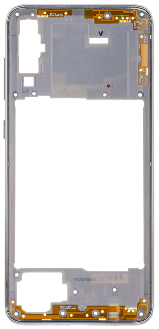 Carcasa Mijloc Samsung Galaxy A70 A705, Argintie