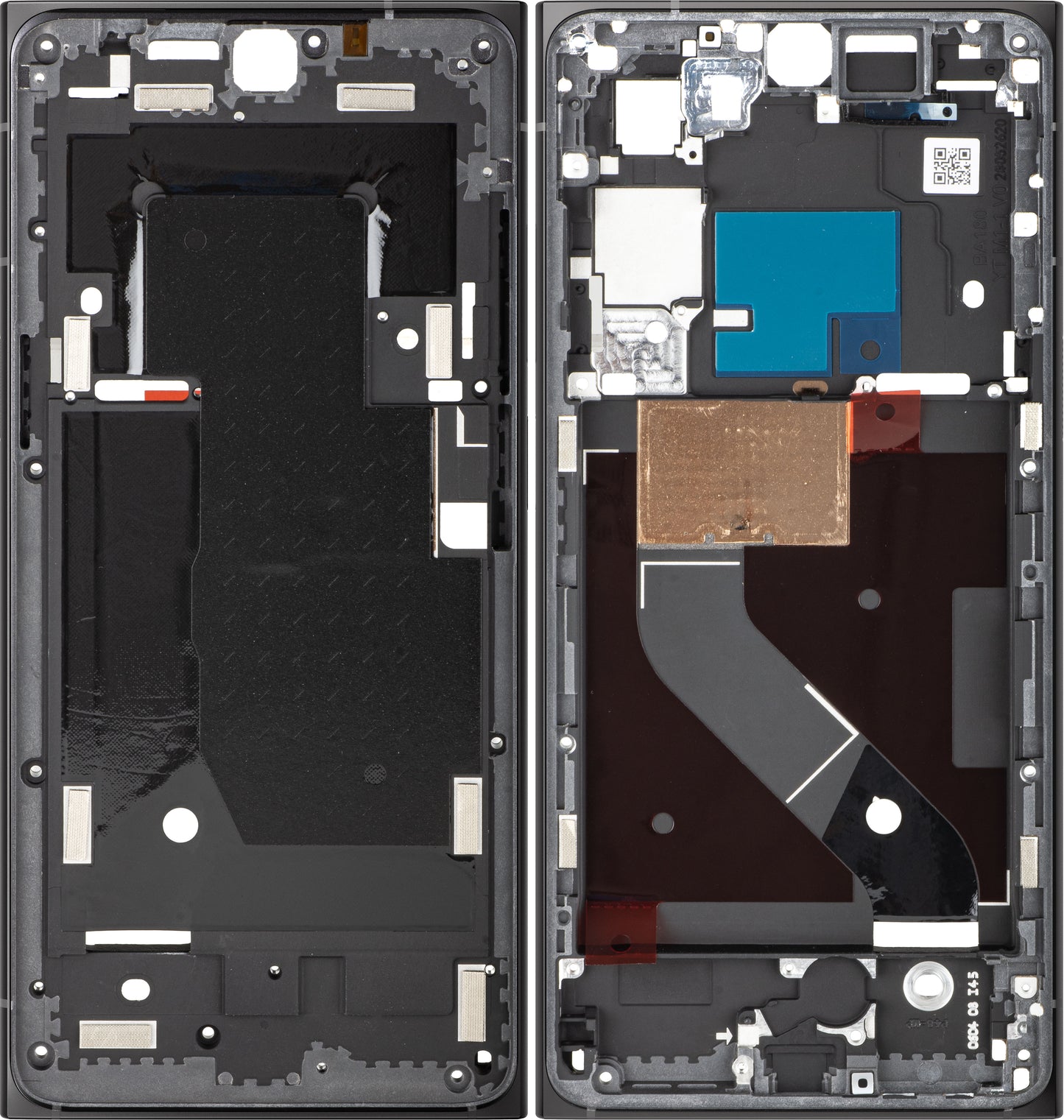 Carcasa Mijloc HMD Skyline, Neagra (Twisted Black), Service Pack HQ25201007GW0