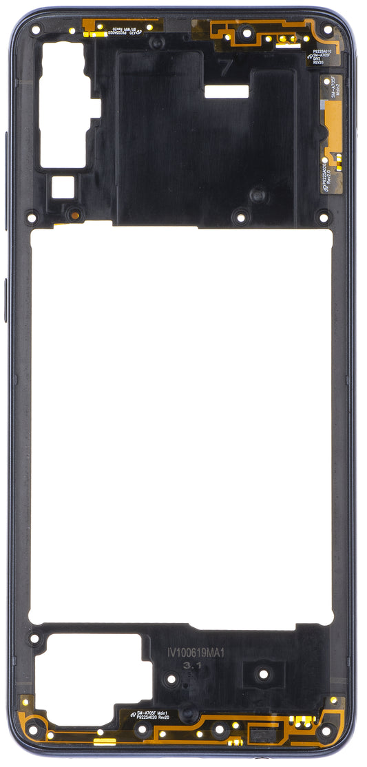 Carcasa Mijloc Samsung Galaxy A70 A705, Neagra