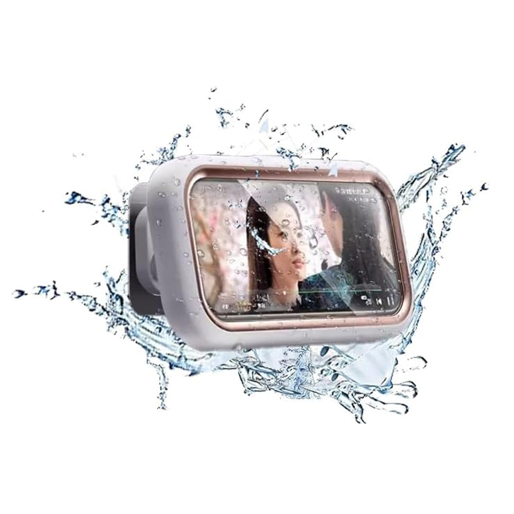 Carcasa Perete cu Membrana Tactila Techsuit LC-999 pentru Telefon, Waterproof, Alba Aurie