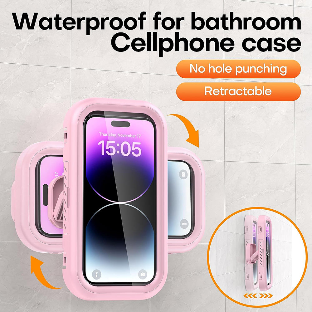 Carcasa Perete cu Membrana Tactila Techsuit LC-999 pentru Telefon, Waterproof, Verde Aurie