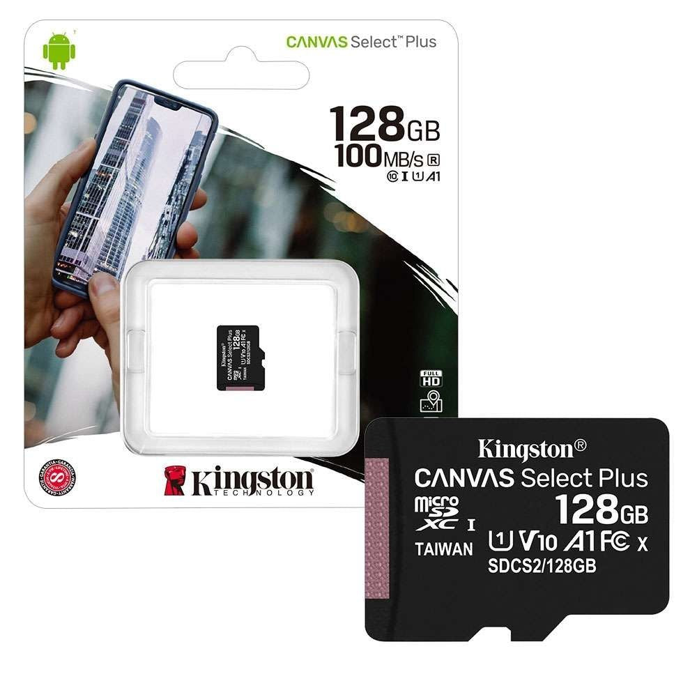 Kingston Canvas Select Plus microSDXC 128GB | Class 10 UHS-I | Speicherkarte