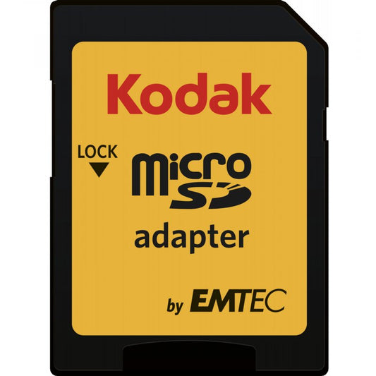 Card Memorie microSDXC Kodak, 64Gb, Clasa 10 / UHS-1 U1, Cu Adaptor EKMSDM64GXC10K