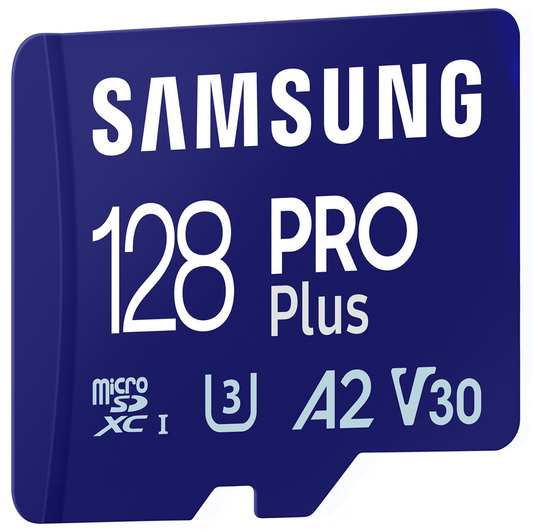 Card Memorie microSDXC Samsung PRO Plus, 128Gb, Clasa 10 / UHS-1 U3, Cu Adaptor MB-MD128SA/EU