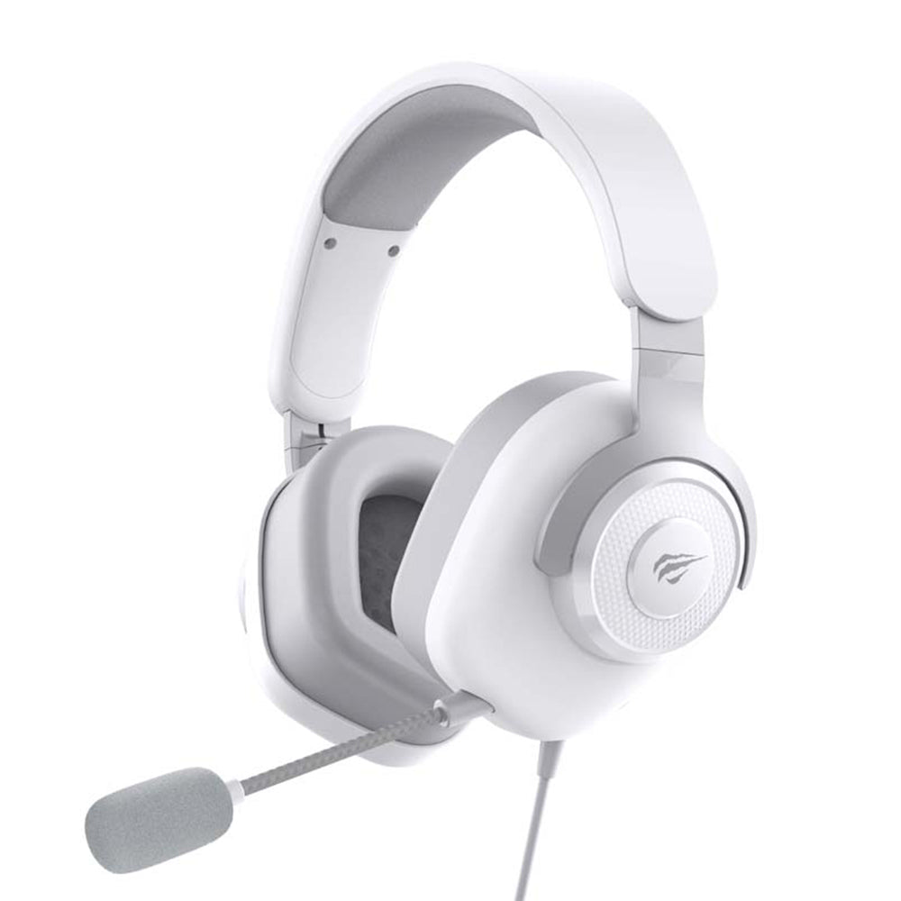 Casti Gaming USB HAVIT H2230U, 1.8m, Albe