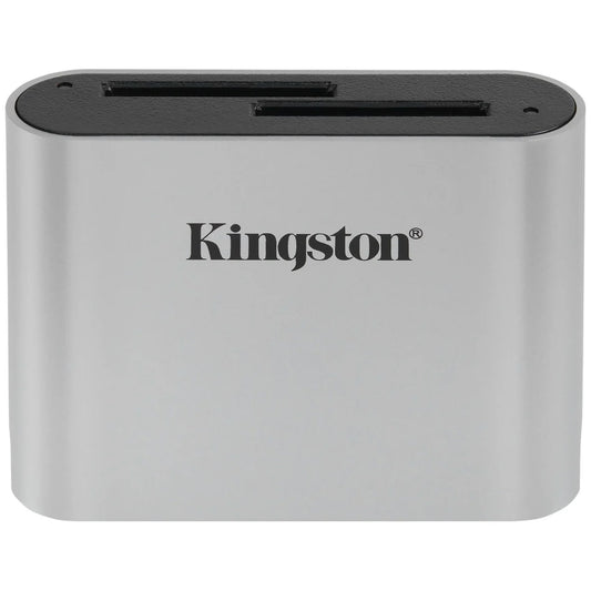 Cititor Card USB-C Kingston Workflow, Dual SD, Gri WFS-SD