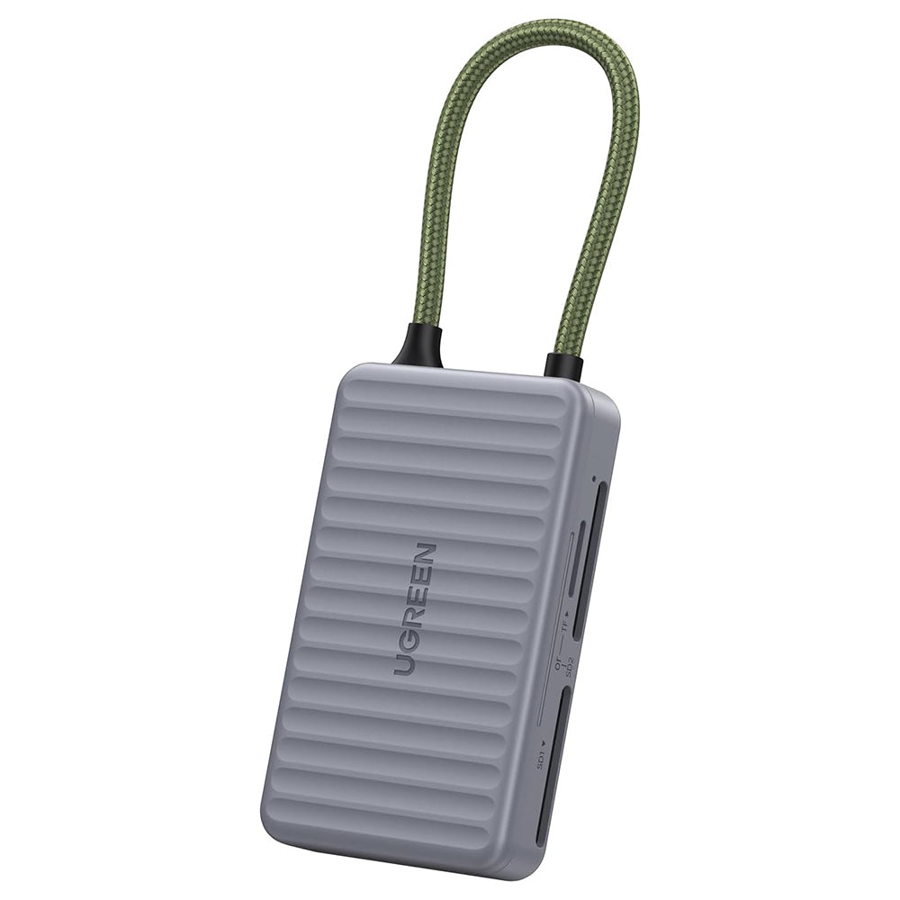 Cititor Card USB-C cu Organizator UGREEN 55886, 2 x SD - microSD, Gri
