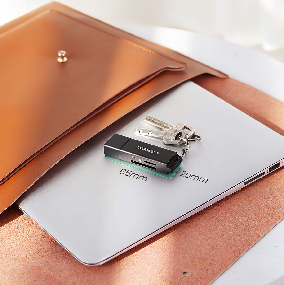 Cititor Card USB 3.0 UGREEN CM104, SD - microSD, Negru