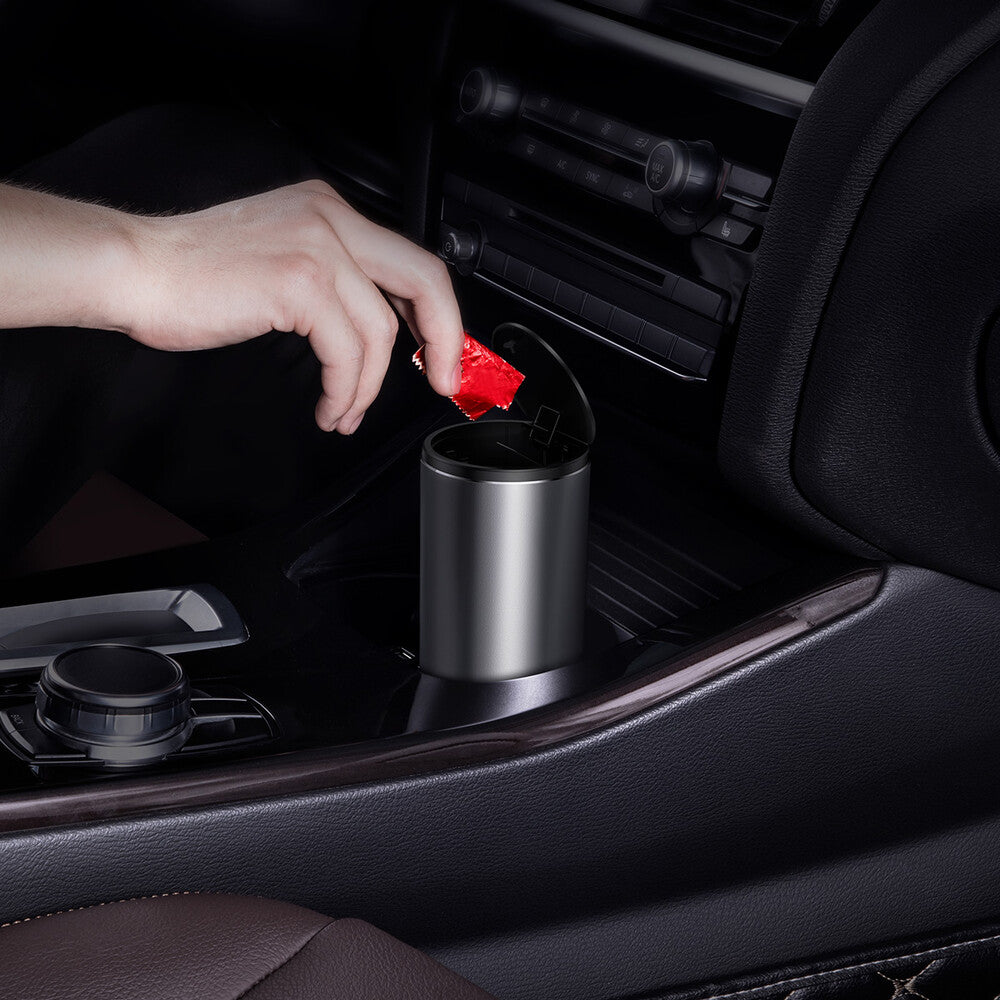 Cos Auto Baseus Gentleman Style cu 30 Saci Menajeri, Gri CRLJT-0G