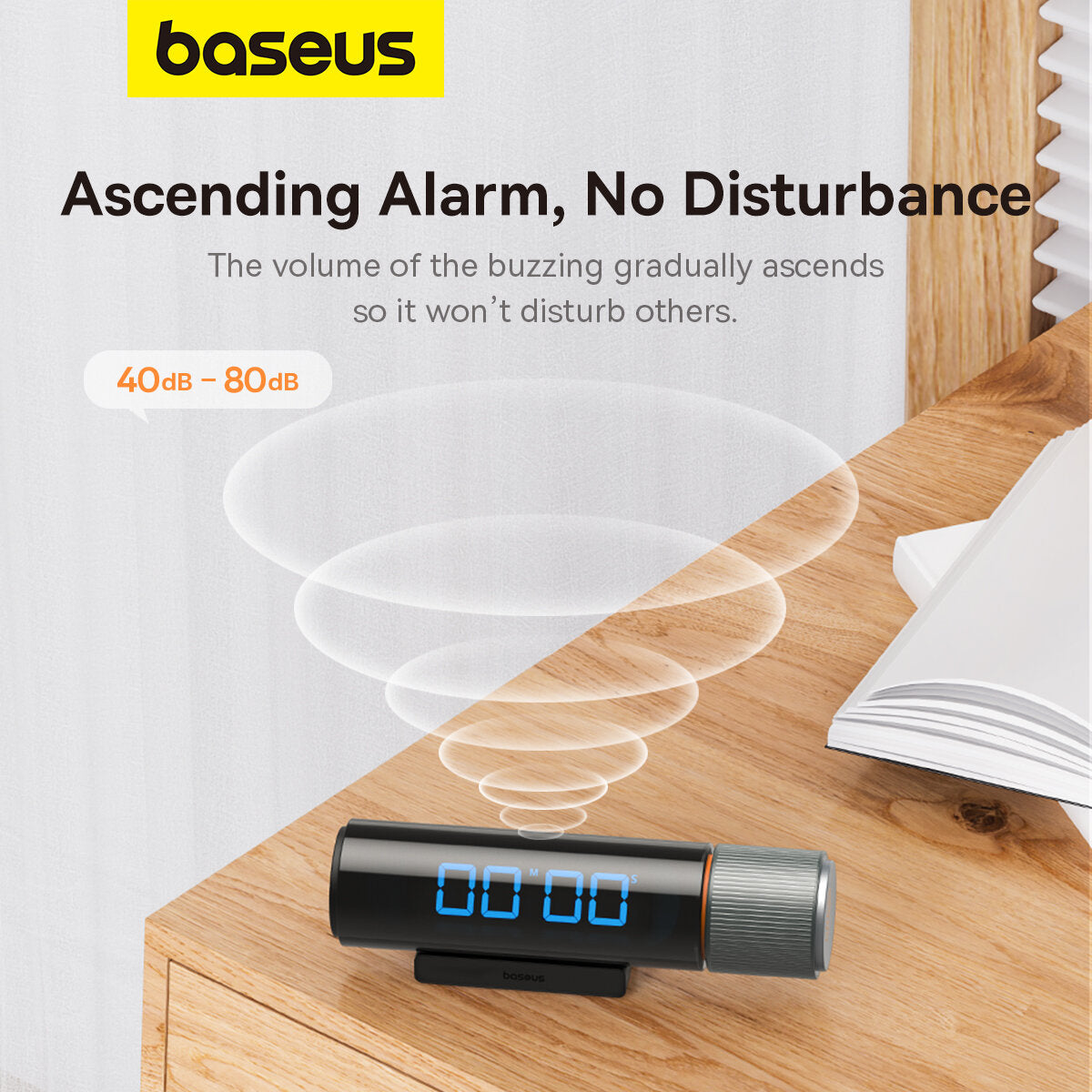 Timer Temporizator Baseus Heyo, Negru L60448003111-00