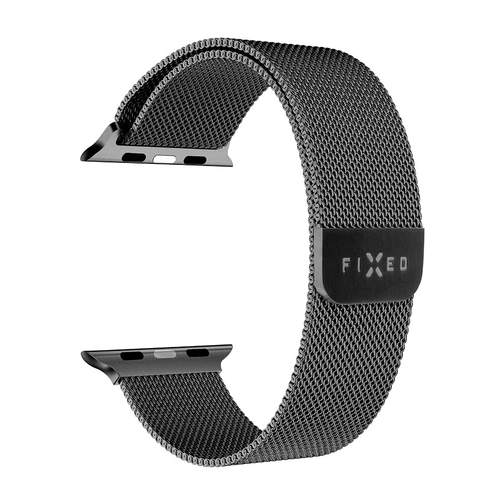 Curea Fixed Mesh pentru Apple Watch 42mm / 41mm / 40mm / 38mm Series, Neagra