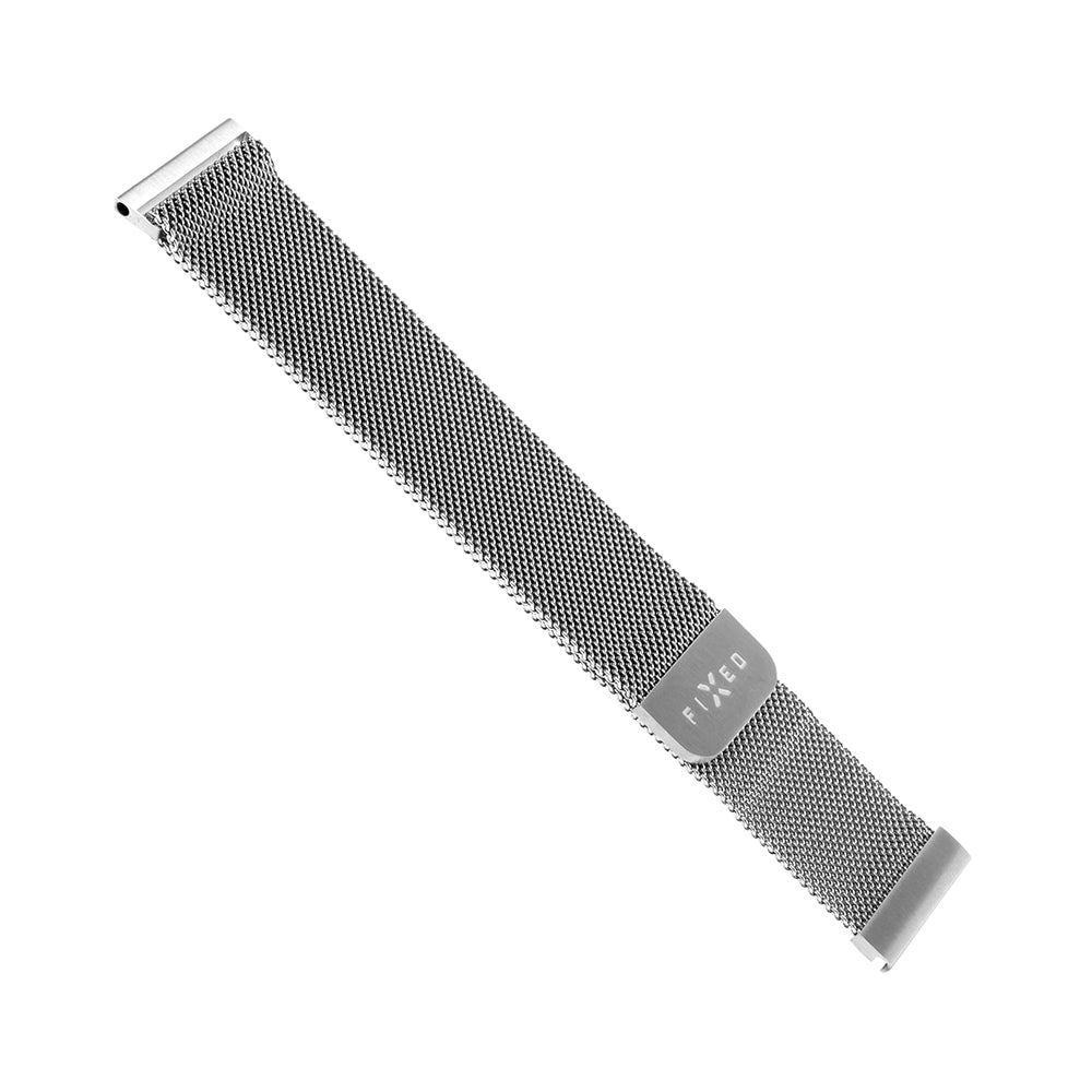 Curea Fixed Mesh pentru Huawei Watch / Xiaomi Watch Series, 22mm, Argintie