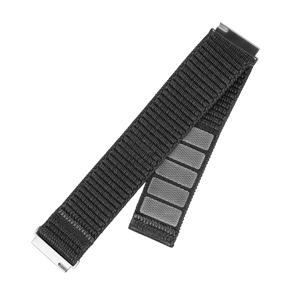 Curea Fixed Nylon Sporty pentru Huawei Watch / Xiaomi Watch Series, 22mm, Gri Inchis