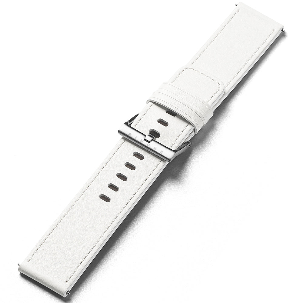 Curea Ringke One Basic Bold pentru Fossil Watch / Mobvoi Watch / Suunto Watch Series, 24mm, Alba