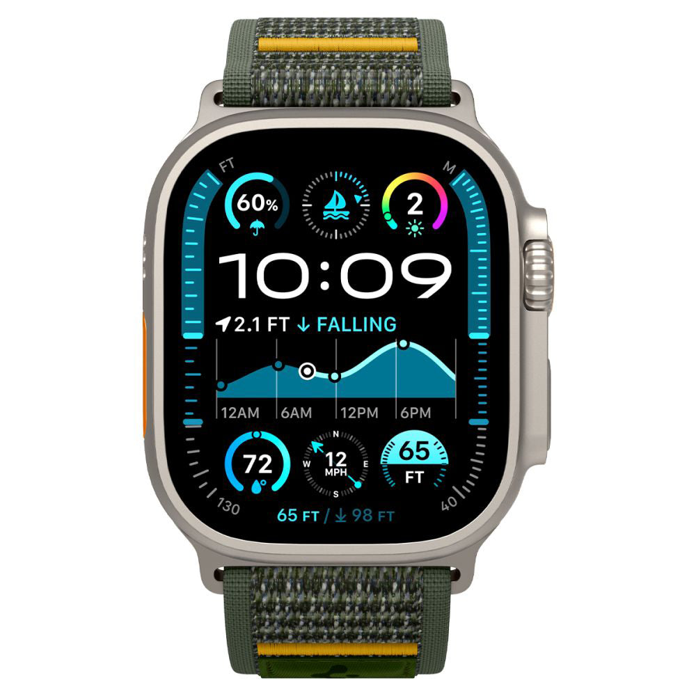Curea Spigen Athlex Air pentru Apple Watch 49mm / 46mm / 45mm / 44mm Series, Verde AMP09035