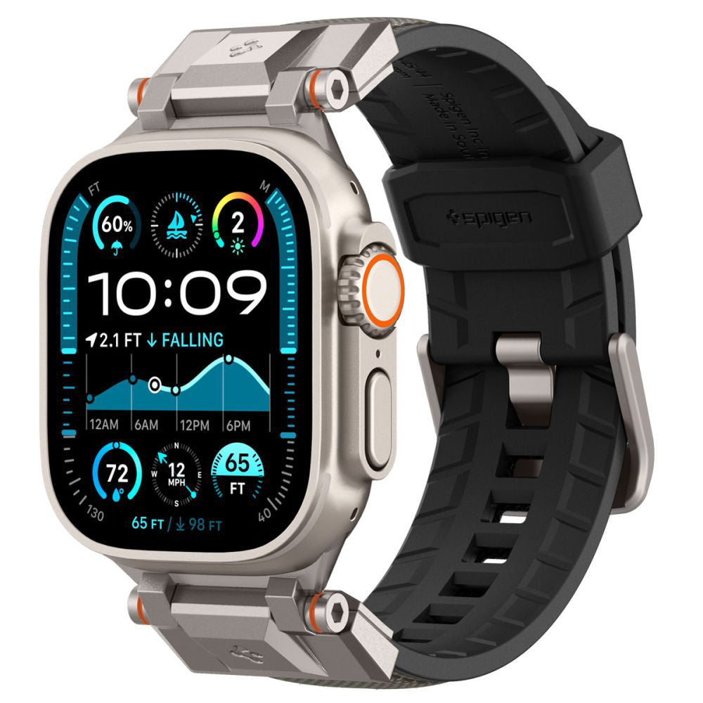Curea Spigen DuraPro Armor pentru Apple Watch 49mm / 46mm / 45mm / 44mm / 42mm Series, Gri AMP09104