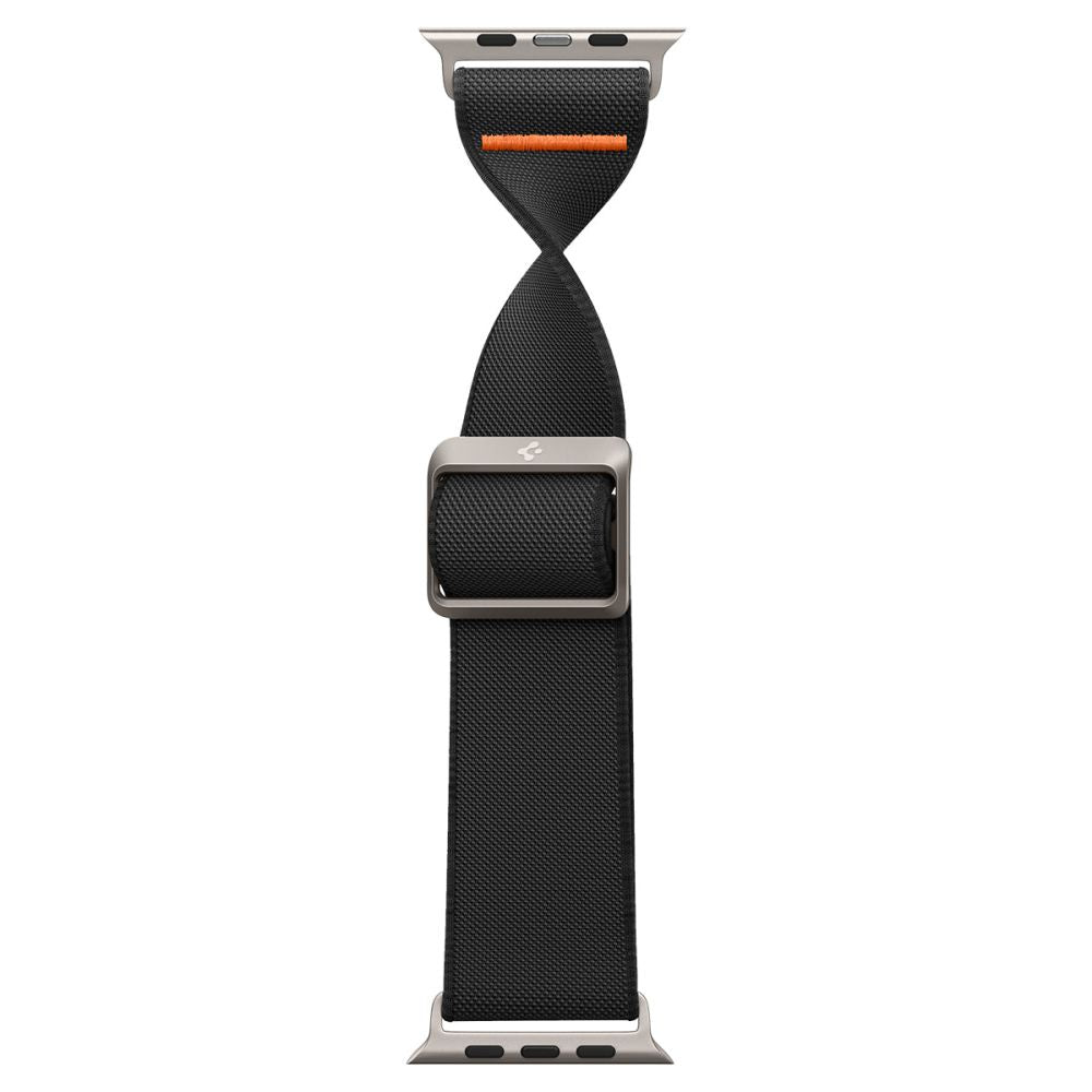 Curea Spigen Fit Lite Ultra pentru Apple Watch 49mm / 46mm / 45mm / 44mm / 42mm Series, Neagra AMP05983
