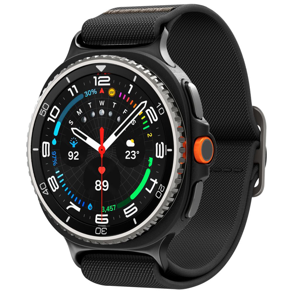 Curea Spigen Lite Fit pentru Samsung Galaxy Watch8 / Watch8 Classic Series, Neagra AMP10117