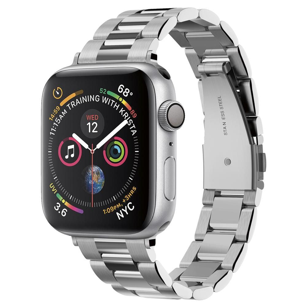 Curea Spigen Modern Fit pentru Apple Watch 42mm / 41mm / 40mm / 38mm Series, Argintie 061MP25943