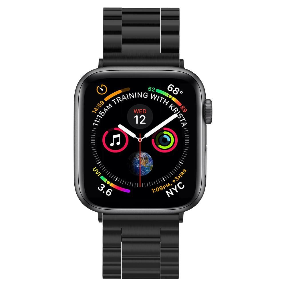Curea Spigen Modern Fit pentru Apple Watch 49mm / 46mm / 45mm / 44mm / 42mm Series, Neagra 062MP25403