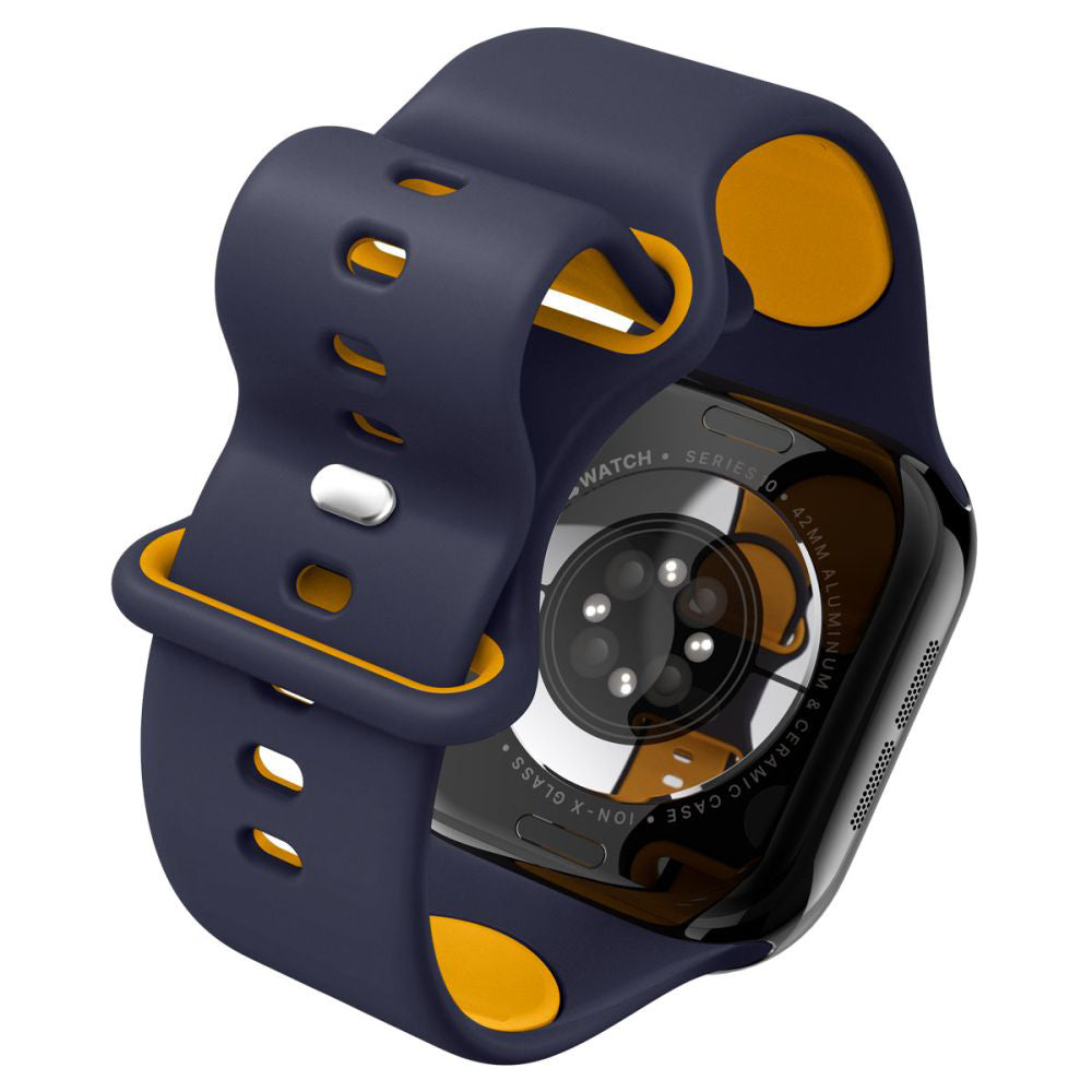 Curea Spigen Nano Pop pentru Apple Watch 42mm / 41mm / 40mm / 38mm Series, Bleumarin AMP09325