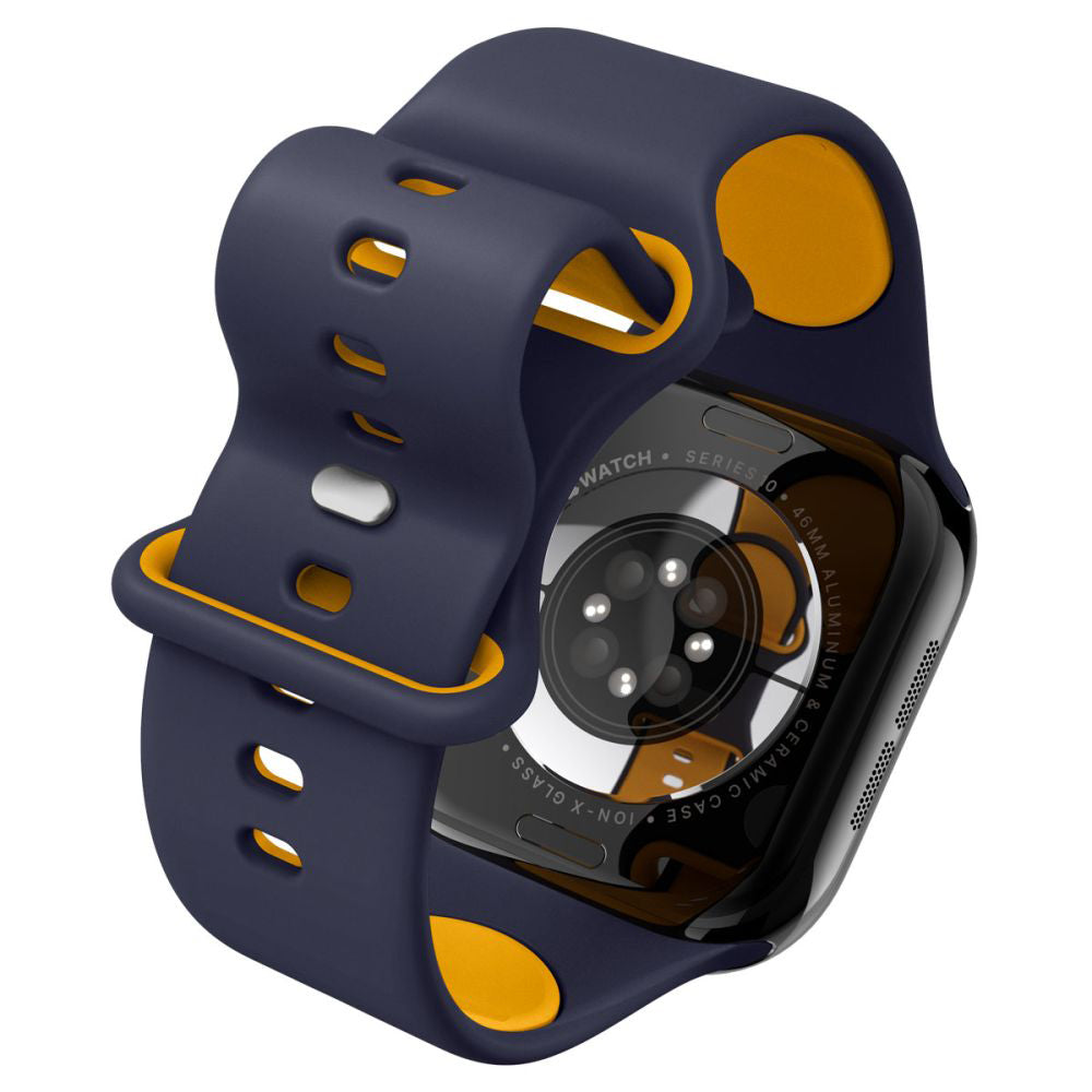 Curea Spigen Nano Pop pentru Apple Watch 49mm / 46mm / 45mm / 44mm / 42mm Series, Bleumarin AMP09322