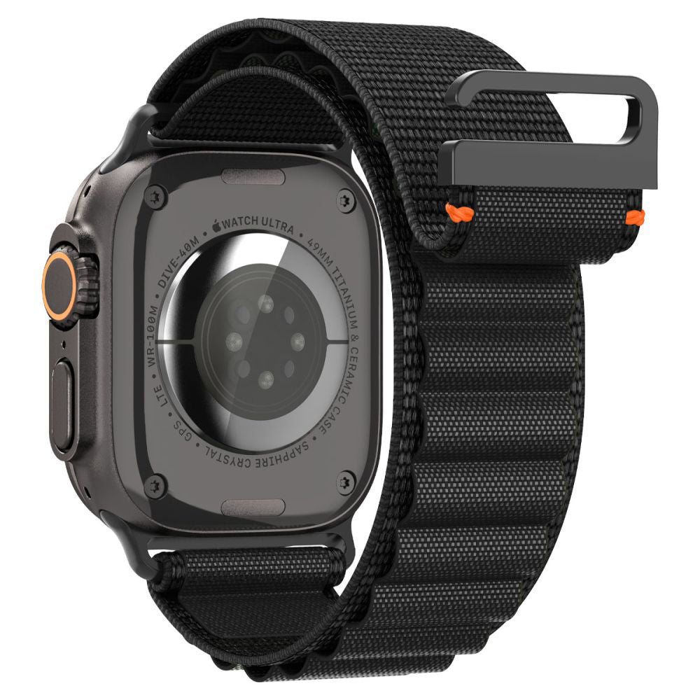 Curea Spigen WBF1 pentru Apple Watch 49mm / 46mm / 45mm / 44mm Series, Neagra AMP10144