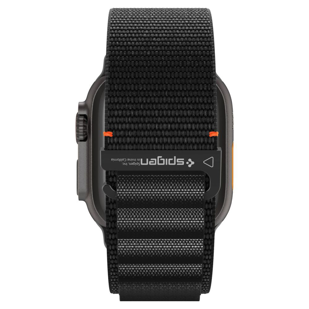 Curea Spigen WBF1 pentru Apple Watch 49mm / 46mm / 45mm / 44mm Series, Neagra AMP10144