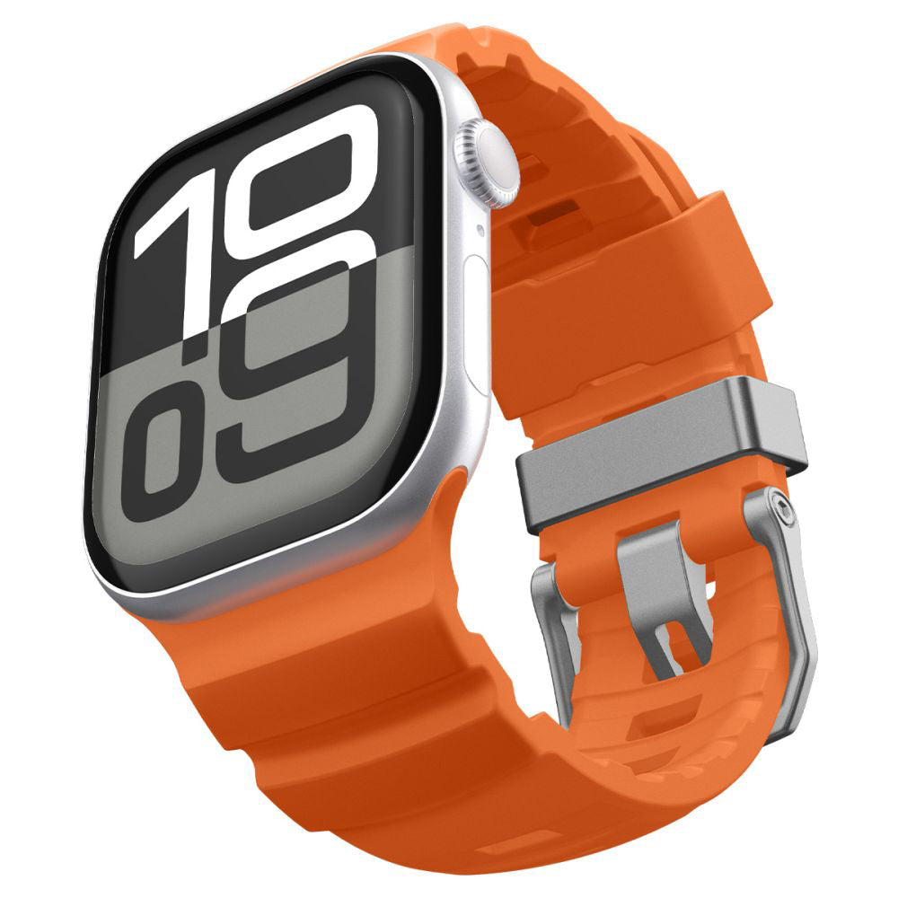 Curea Spigen WBS2 pentru Apple Watch 49mm / 46mm / 45mm / 44mm Series, Portocalie AMP10509