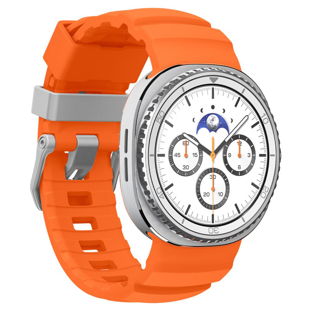 Curea Spigen WBS2 pentru Samsung Galaxy Watch8 / Watch8 Classic Series, Portocalie