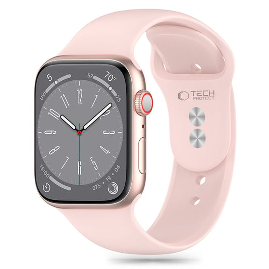 Curea Tech-Protect Silicone pentru Apple Watch 41mm / 40mm / 38mm Series, Roz