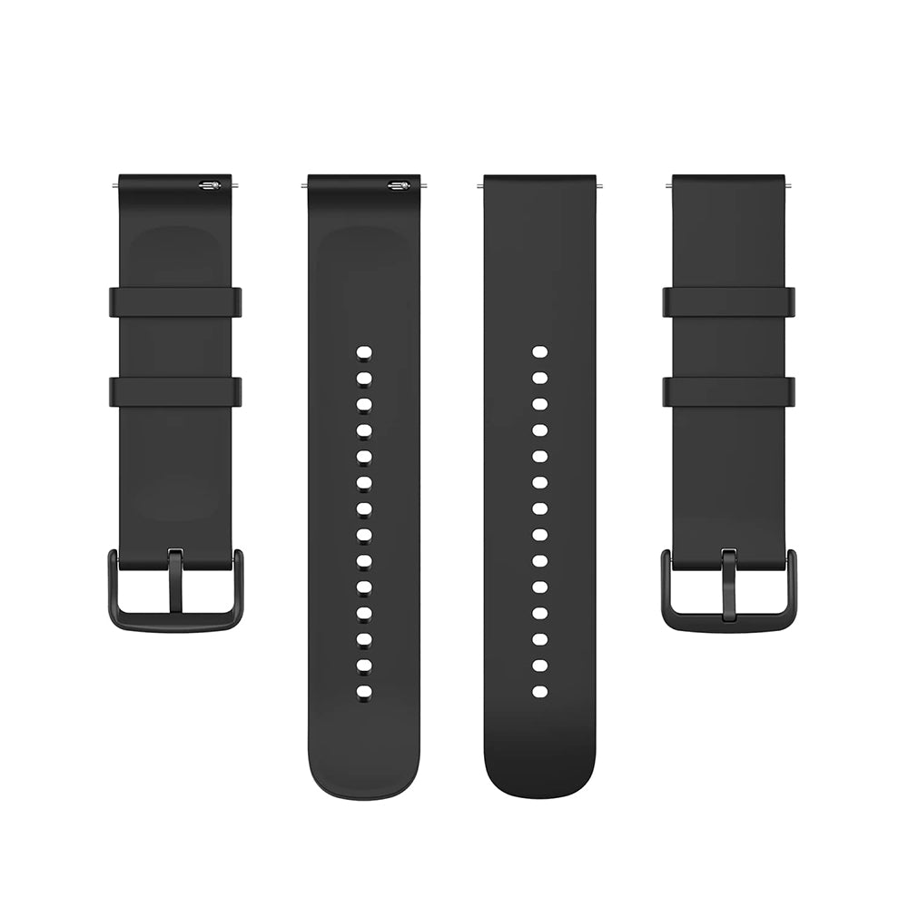 Curea Techsuit W001 pentru Samsung Galaxy Watch / Huawei Watch Series, 20mm, Neagra