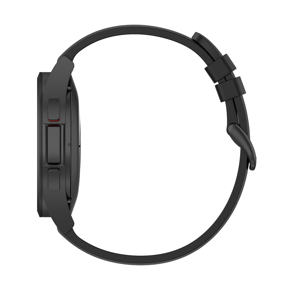 Curea Techsuit W001 pentru Samsung Galaxy Watch / Huawei Watch Series, 20mm, Neagra
