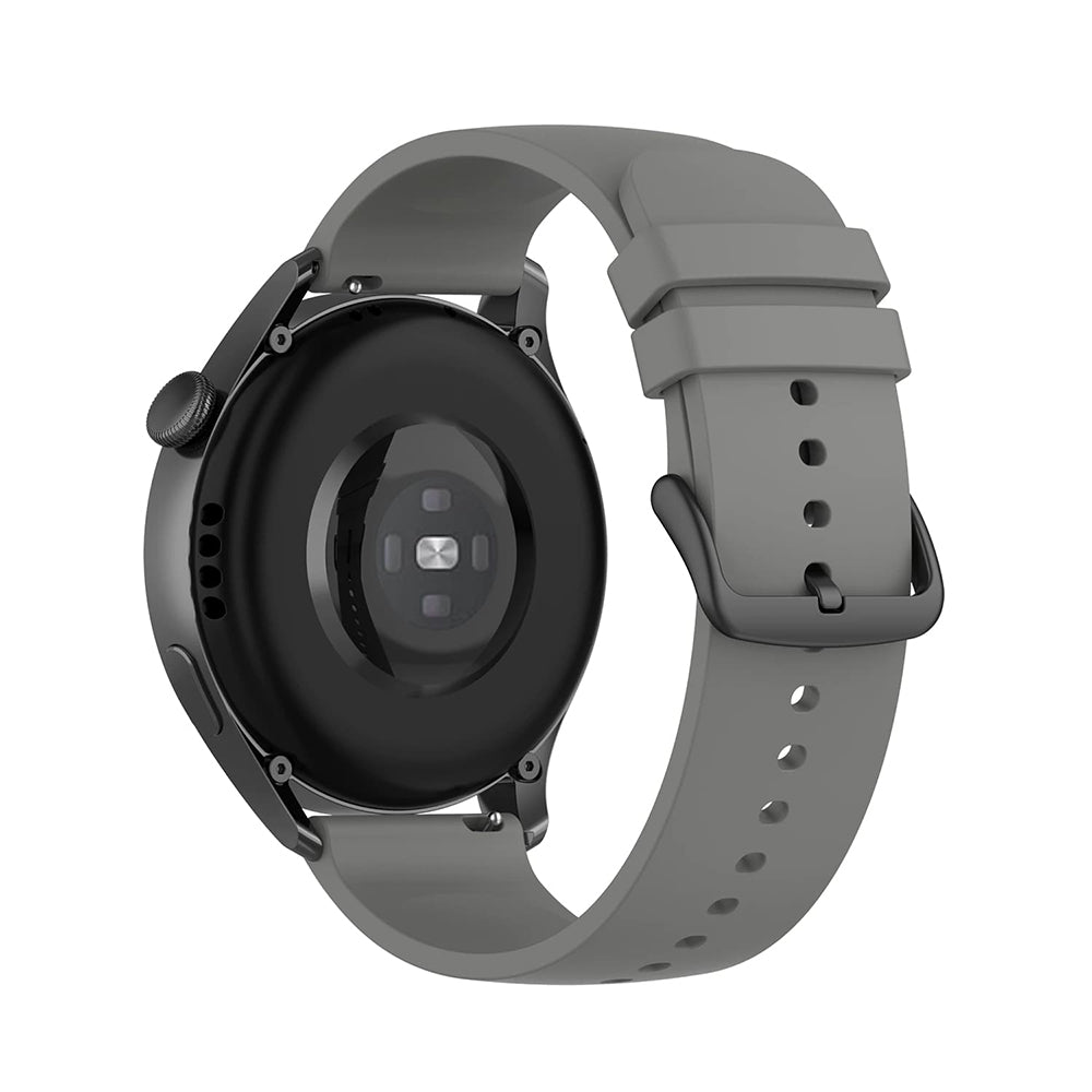 Curea Techsuit W001 pentru Samsung Galaxy Watch / Huawei Watch Series, 22mm, Gri