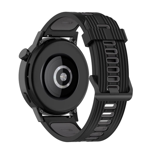 Curea Techsuit W002 pentru Huawei Watch / Xiaomi Watch Series, 22mm, Neagra