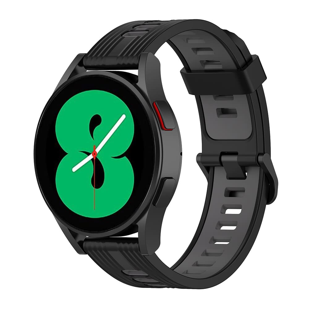 Curea Techsuit W002 pentru Huawei Watch / Xiaomi Watch Series, 22mm, Neagra