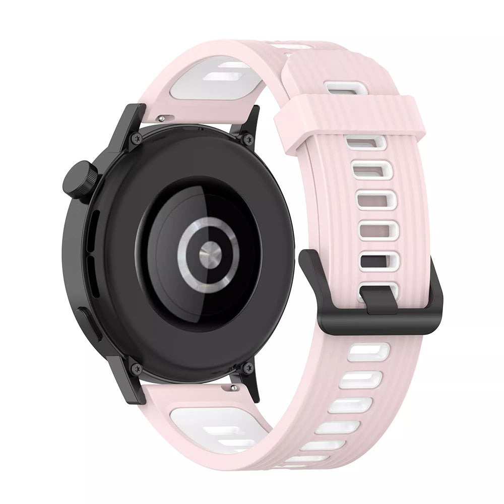 Curea Techsuit W002 pentru Huawei Watch / Xiaomi Watch Series, 22mm, Roz